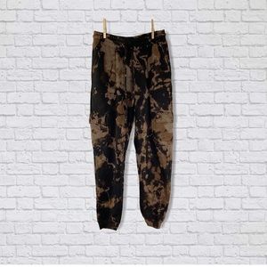 BRAND NEW! GOOD DAY BLEACHED TIE-DYE SWEATPANTS